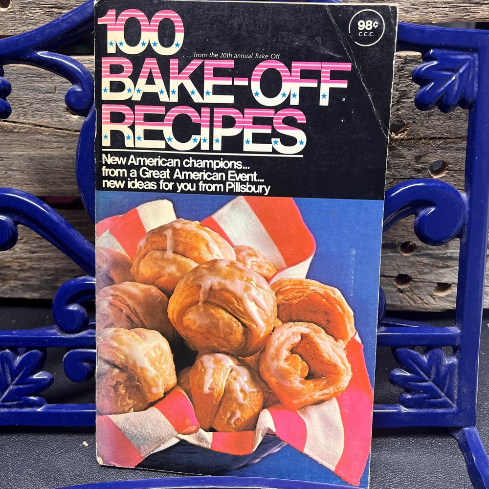 Vintage Pillsbury 20th Annual Bake Off Cookbook 1969